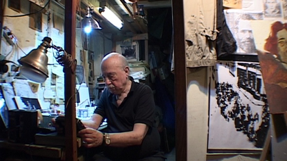 Boris Lurie in his studio.tif